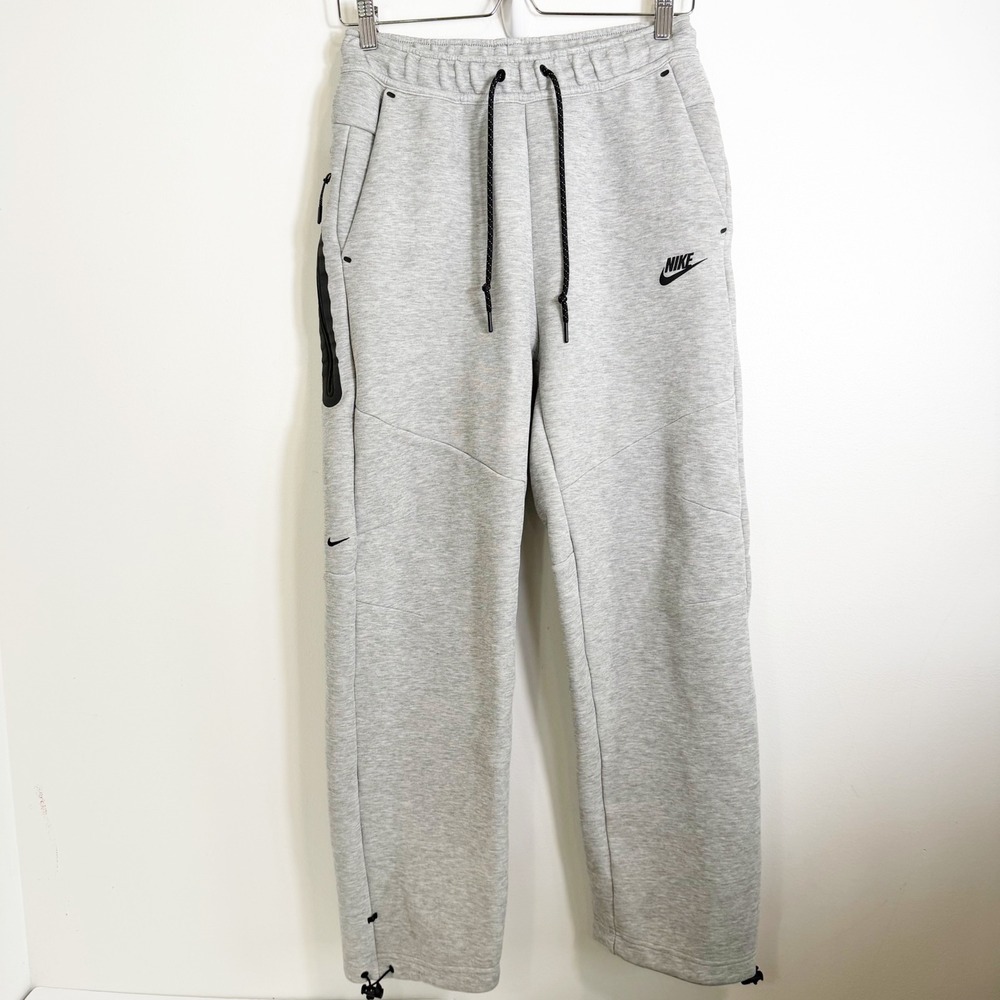 Nike Tech Fleece Joggers Mens Small Grey Tapered Sweatpants IM0697-063